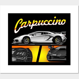 Lambo Aventador Carpuccino Posters and Art